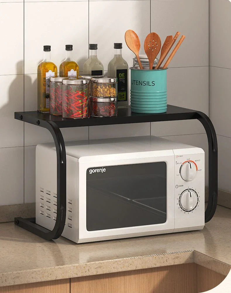 étagère cuisine métal pour micro onde -