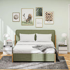 Table de chevet à suspendre de couleur blanche 40 x 32 x 50 cm -