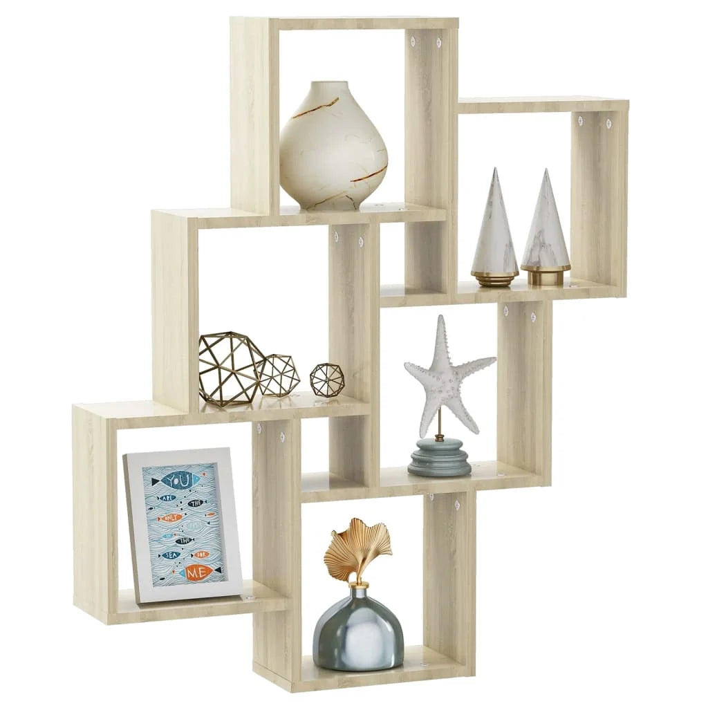 étagère murale design moderne 78x15x93 cm -