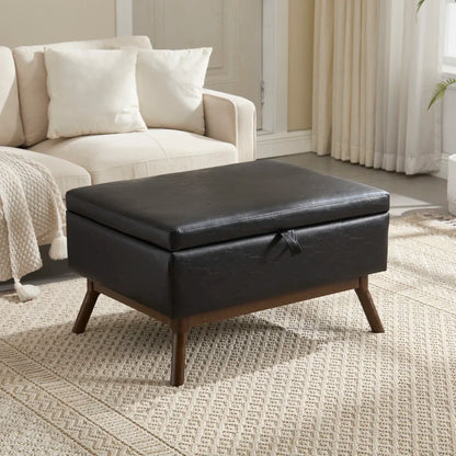 Table basse carré avec compartiment de rangement simple -