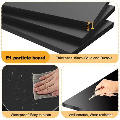 Étagère livre d'angle en bois en forme de L -