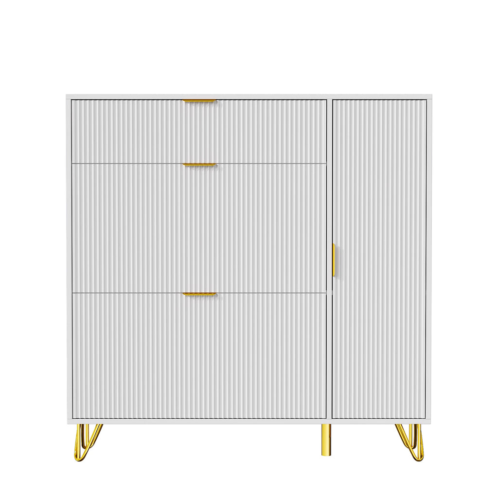 Meuble à chaussure dispositif anti basculement -