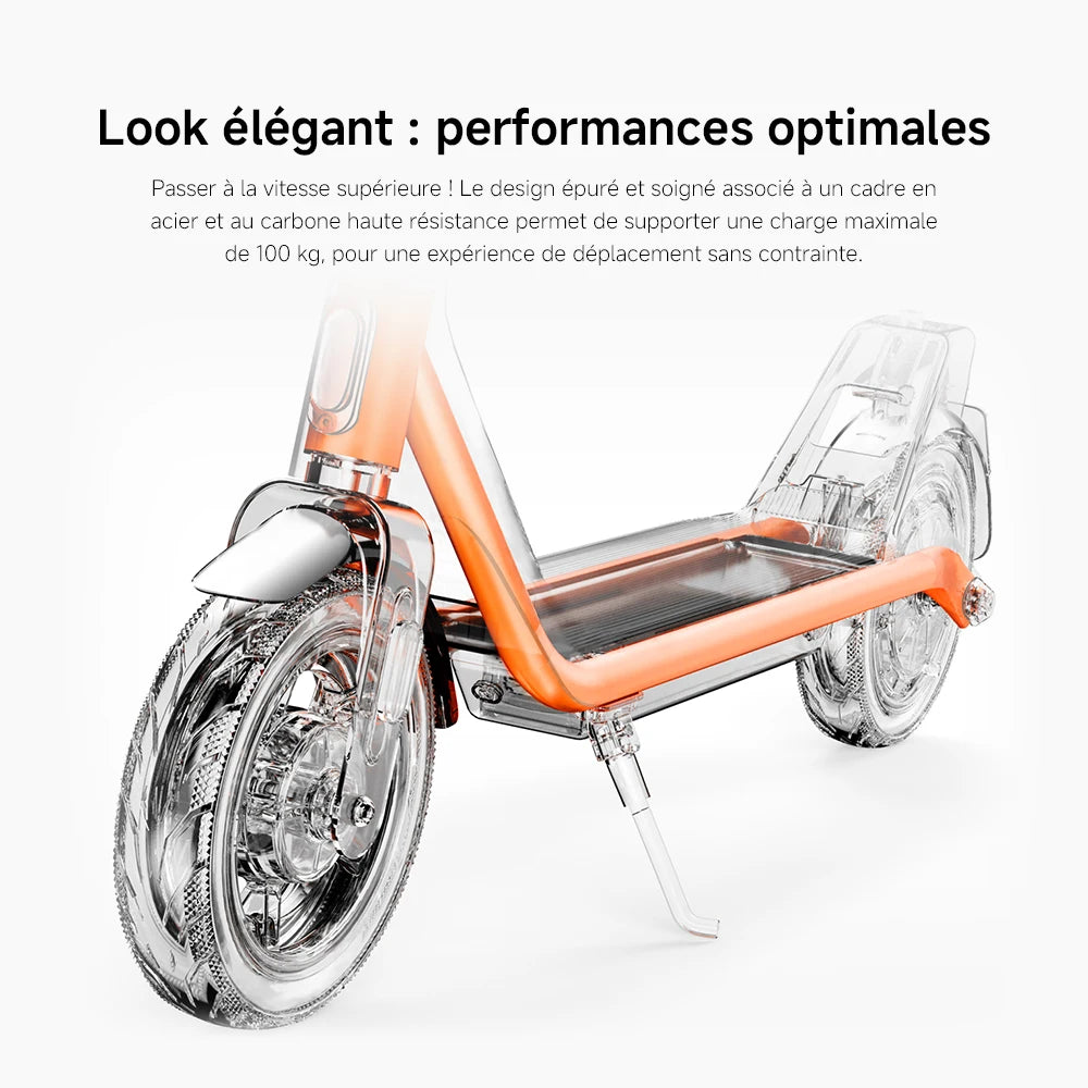 Trottinette électrique Xiaomi Scooter 4 Lite confortable de vitesse 25 km/h max