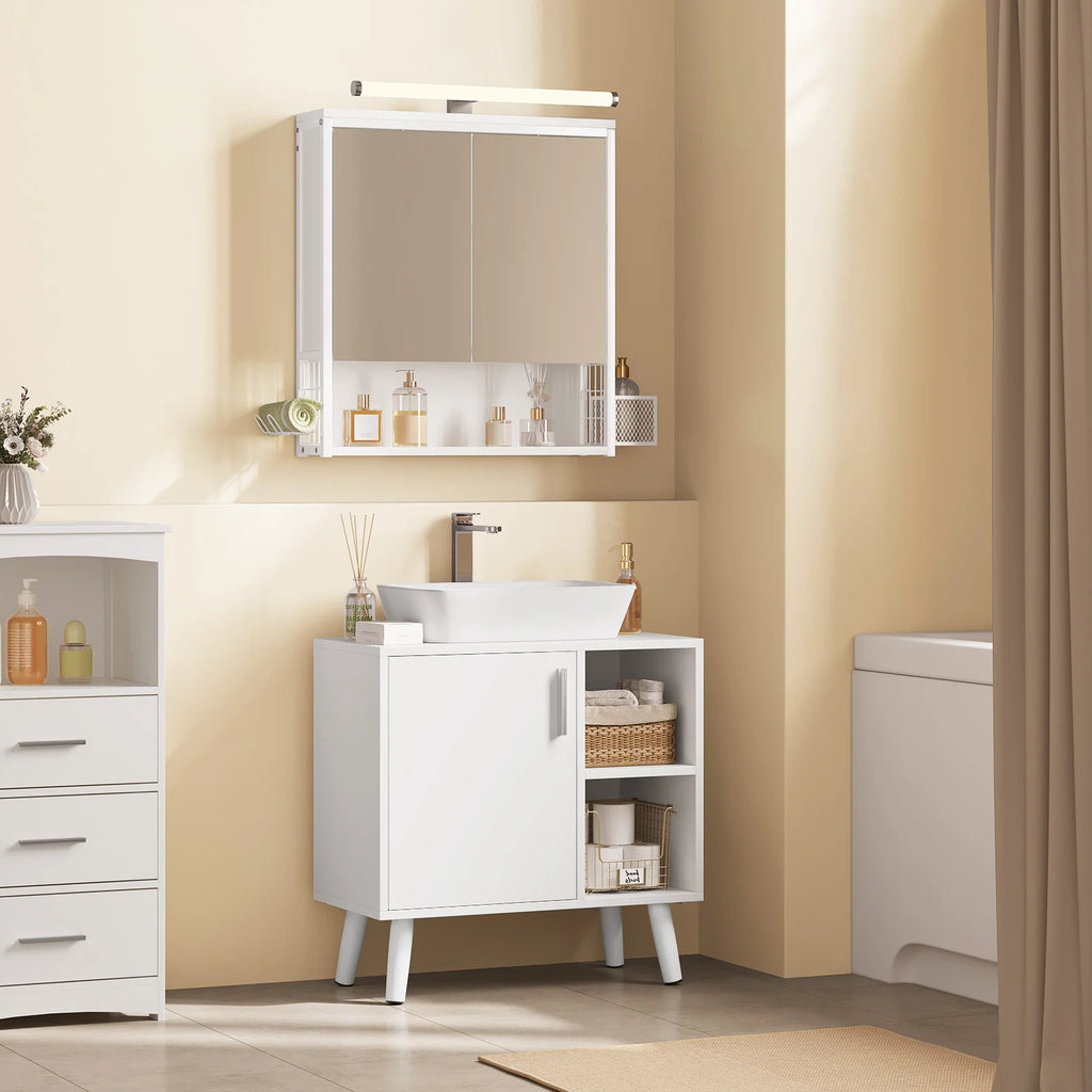 Meuble salle de bain en bois moderne 60x30x60.5cm -