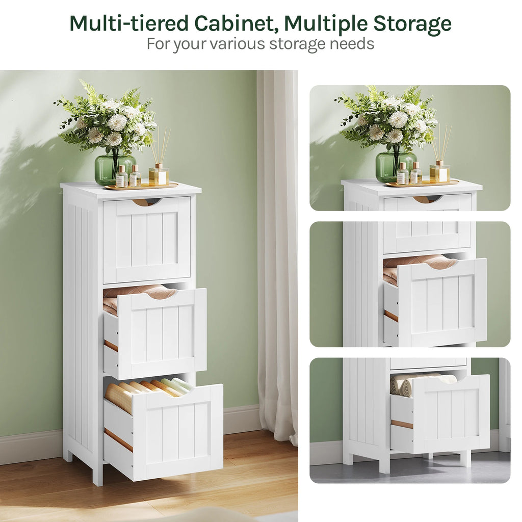 Étagère salle de bain ou salon moderne 32x81x30cm -