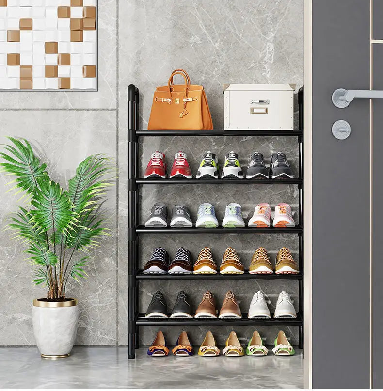 Meuble à chaussure métal multi étagère -