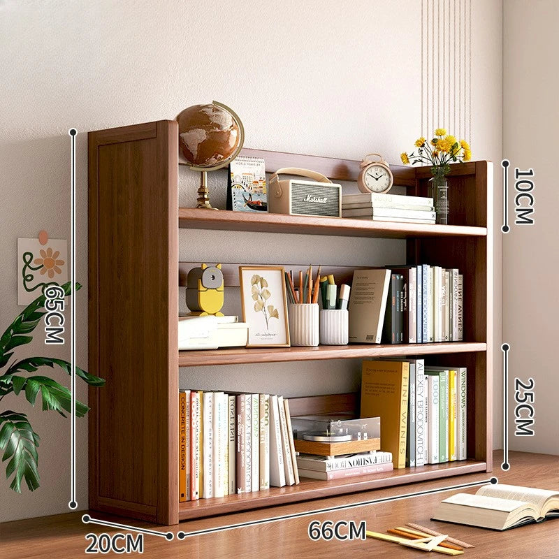 étagère bureau rangement moderne en bois - C-3-Couches