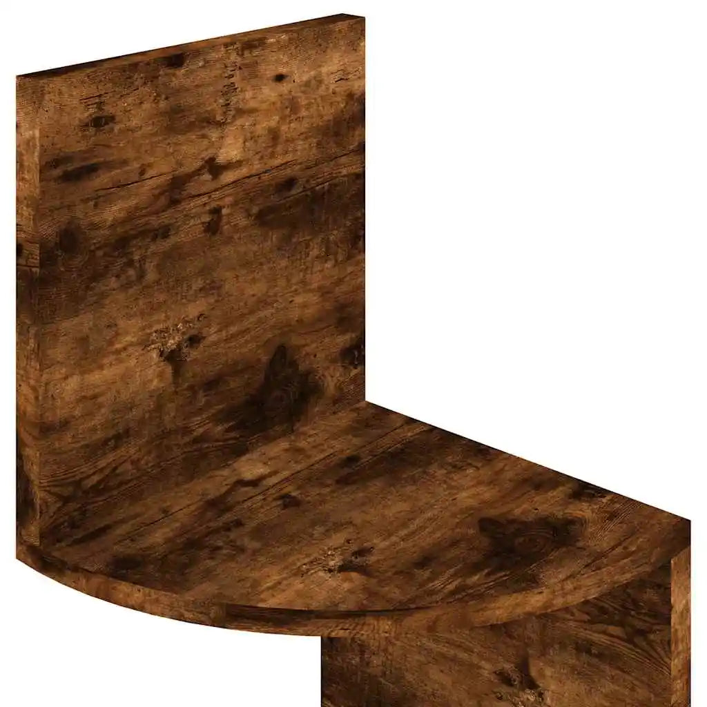 étagère murale d'angle 19x19x123 cm -