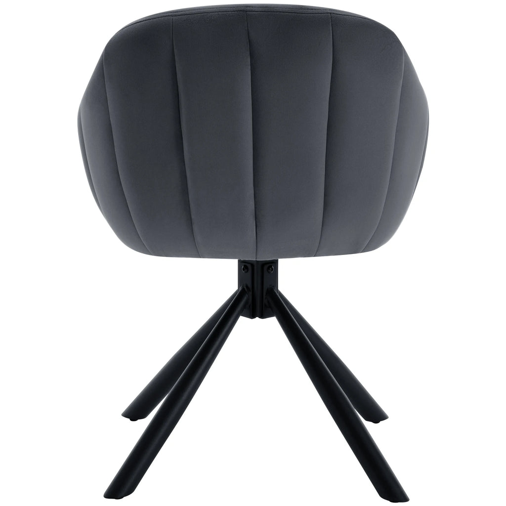 Chaise salle à manger pivotante de luxe premium 2 pièces -