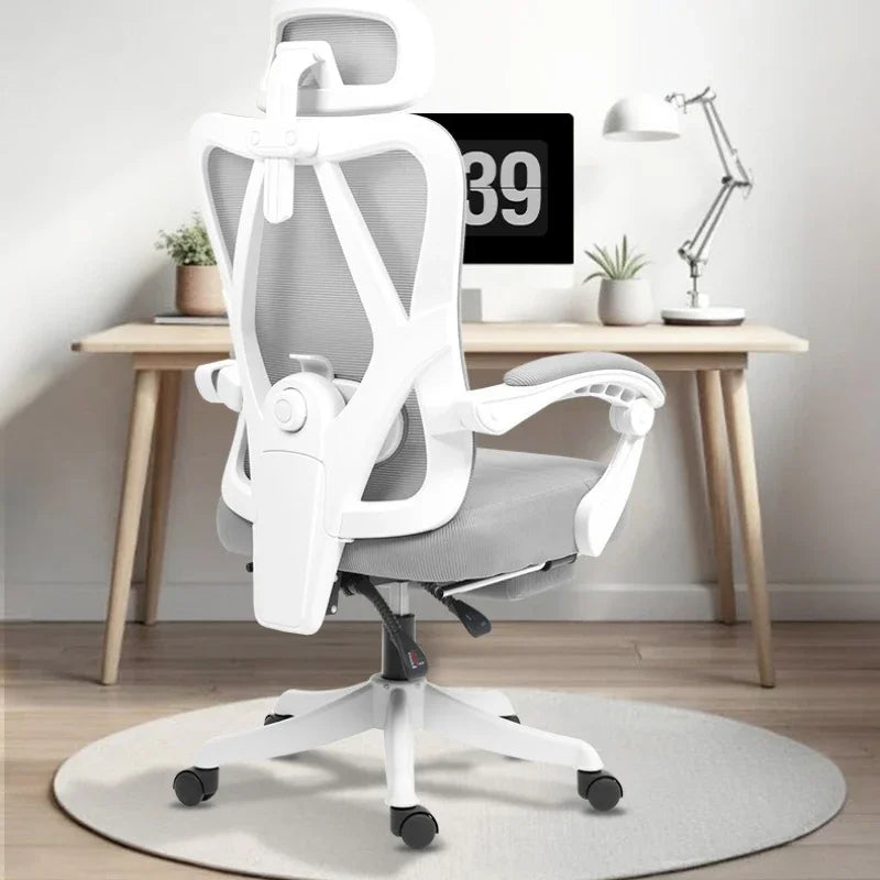Chaise de bureau ergonomique réglable en maille -