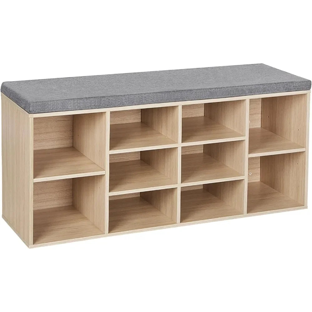 Meuble de rangement pour chaussure avec compartiments 30 X 104 X 48cm -