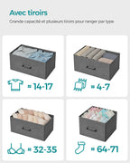Meuble de rangement pour chambre structure en métal -