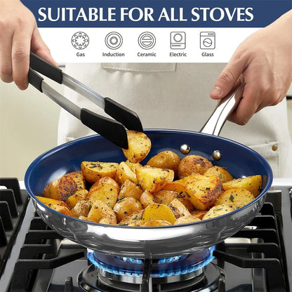 Poêle inox professionnel -