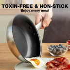 Poêle inox induction KOCH SYSTEME -