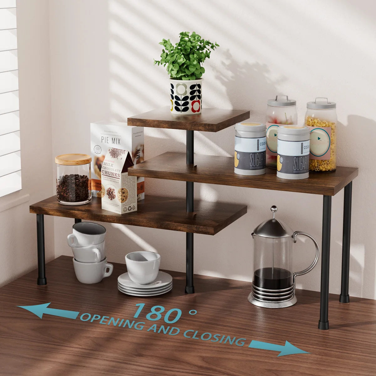 Étagère d'angle salle de bain ou cuisine -