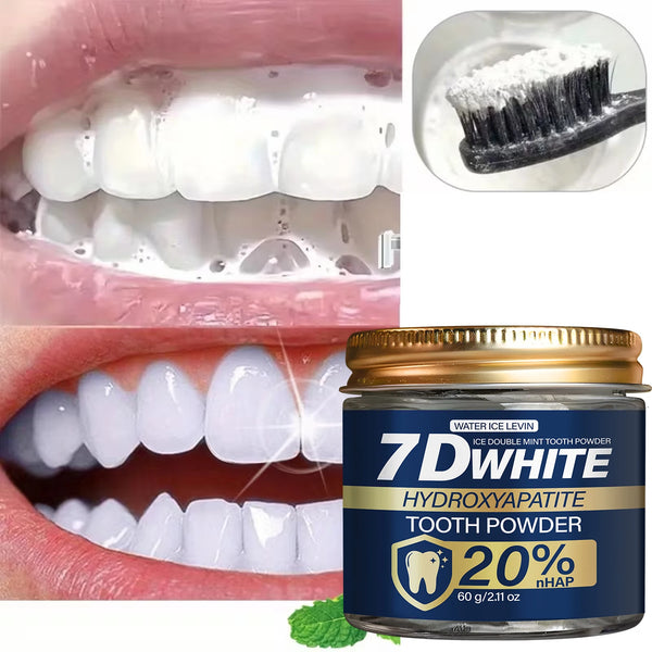 Poudre de blanchiment dentaire7 Dwhite - 60g, -