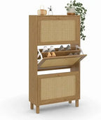 Petit meuble de rangement salle de bain à chaussures - Marron Meuble de rangement