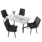 Chaise salle à manger confortable de luxe 4 pièces -