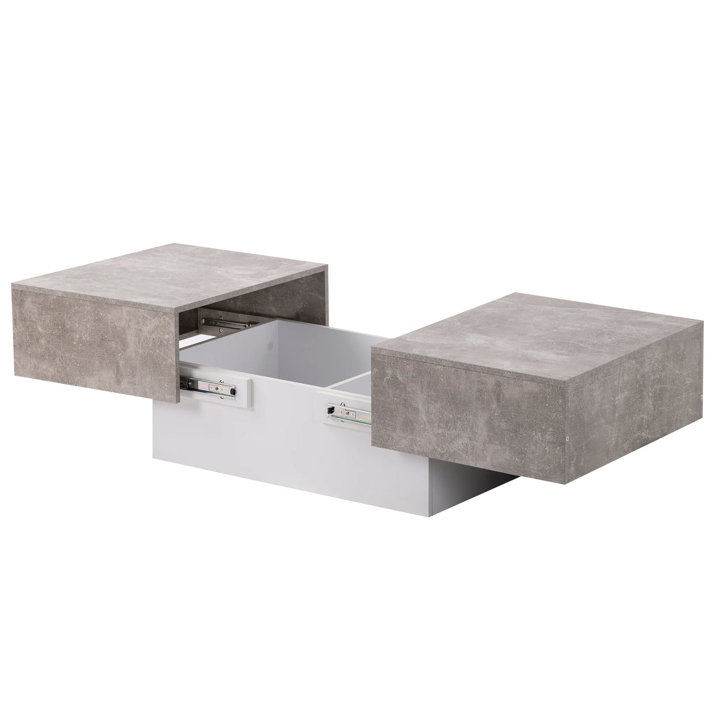 Table basse modulable sur le coté -