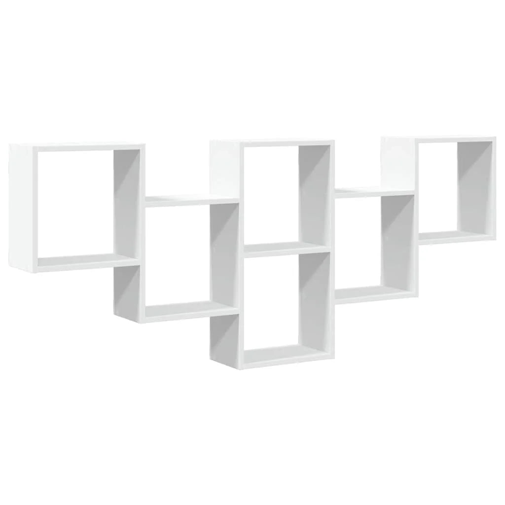 étagère murale moderne 159x18x66 cm - Blanc