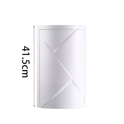 Étagère d'angle originale et moderne - Blanc 2 niveaux