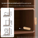 Meuble de rangement en bois multi niveaux -