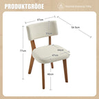 Chaise salle à manger bois moderne 2 ensembles -