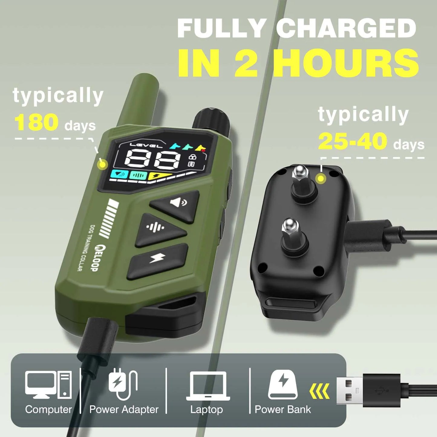 collier anti aboiement à vibration avec télécommande -