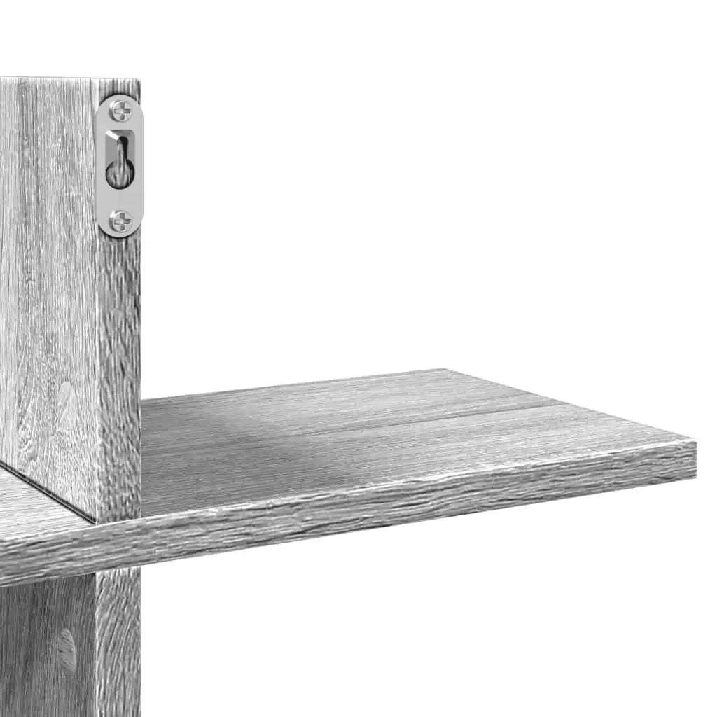étagère murale fixation invisible 124.5x18x60.5 cm -