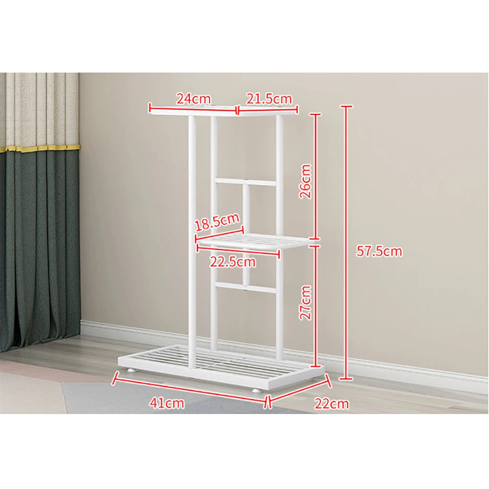 Étagère plante à 3 niveaux idéale pour plusieurs plantes -