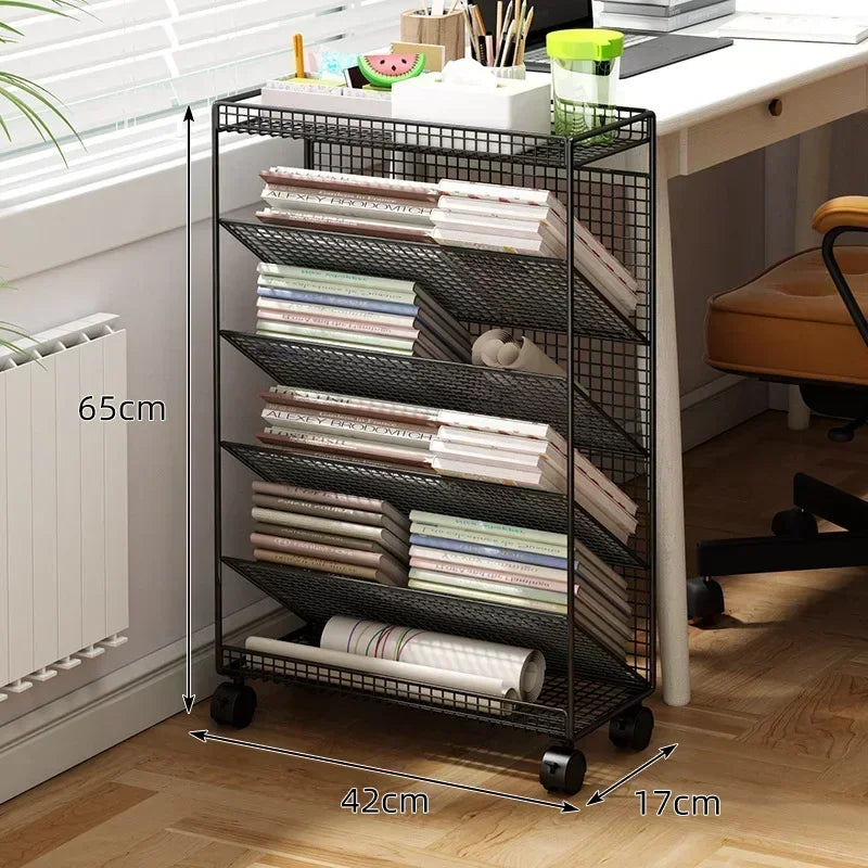 étagère bureau pour bibliothèque - Noir