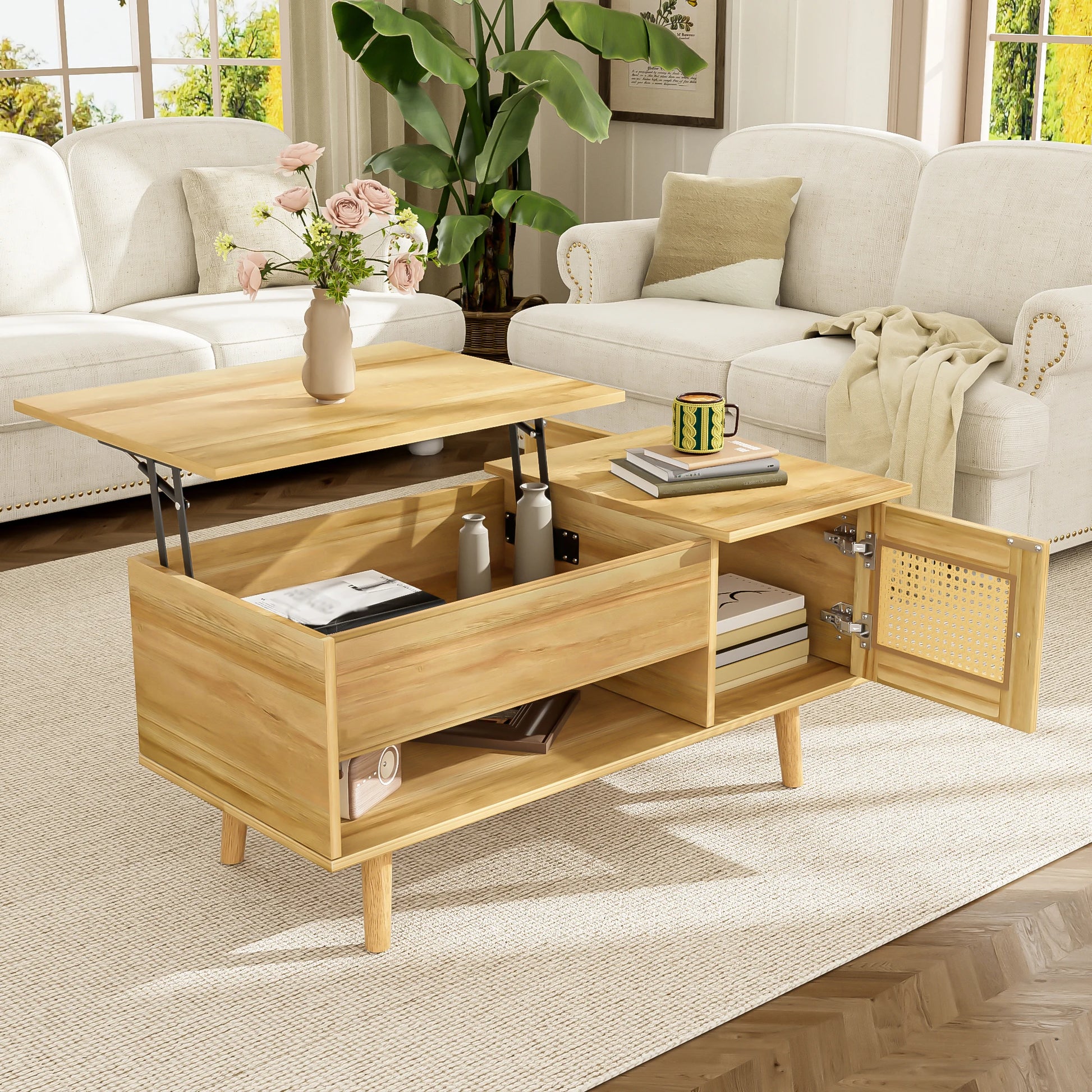 Table basse de salon en bois -