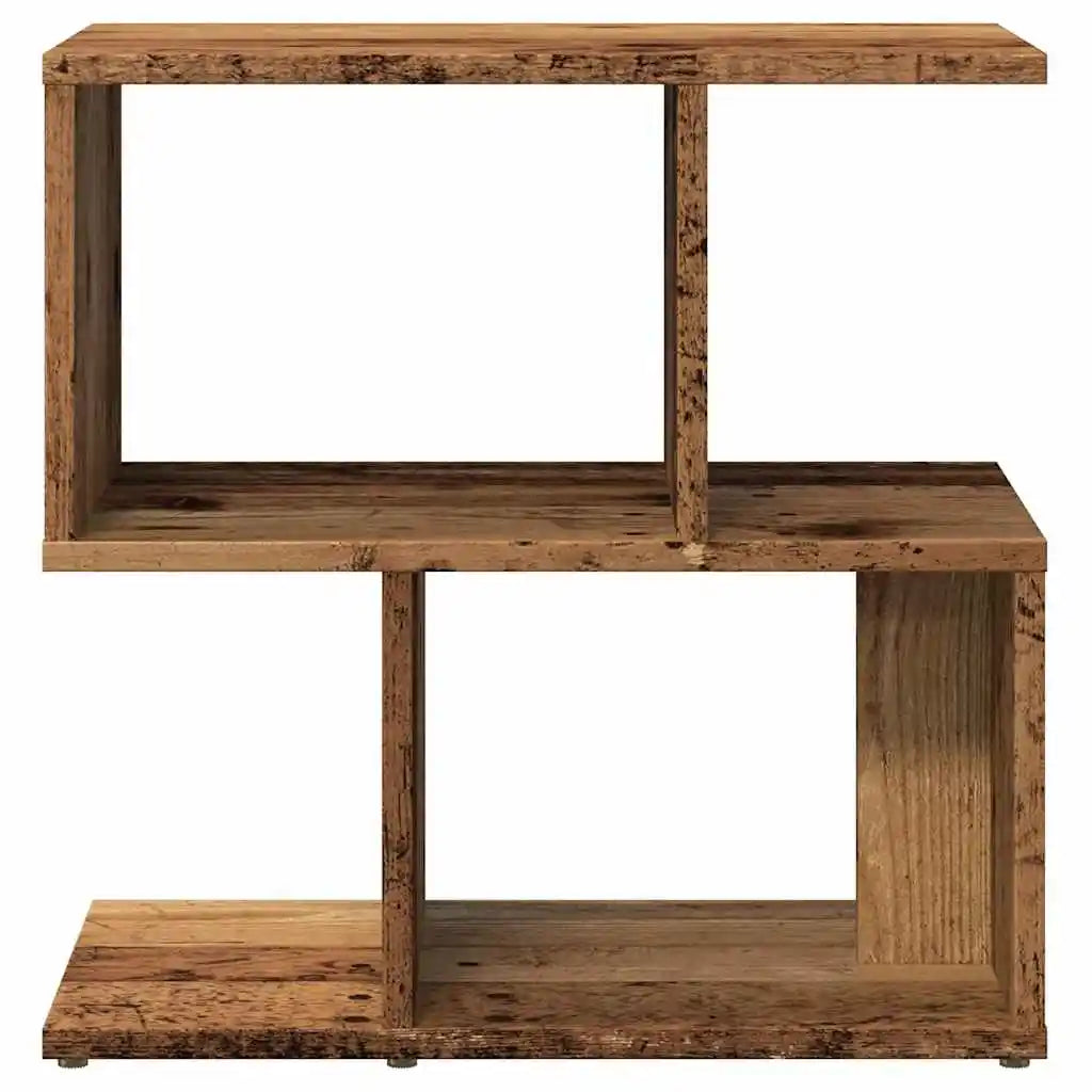 Table De Chevet Vintage Vieux Bois Premium 50X30X51,5 cm -