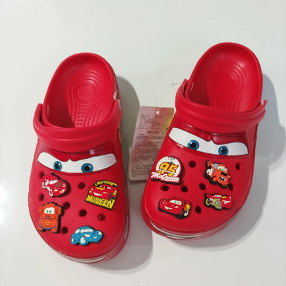 Crocs cars 95 McQueen avec jibbitz et fourrure interne -
