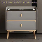 Table de nuit bois moderne de luxe - H