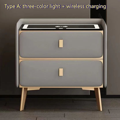 Table de nuit bois moderne de luxe - H