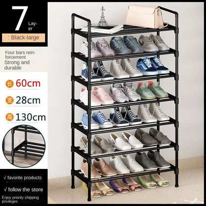Étagère chaussures industrielle - Long 60CM 7 Floors