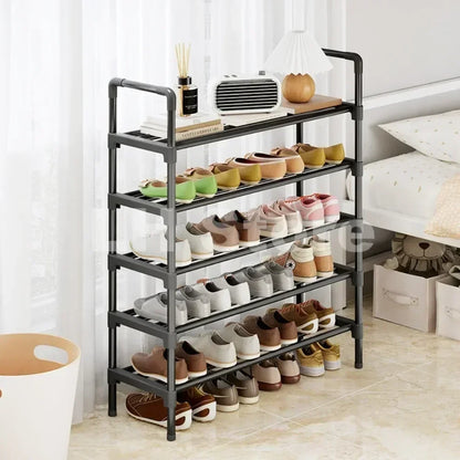 Étagère chaussures en métal à 8 niveaux -