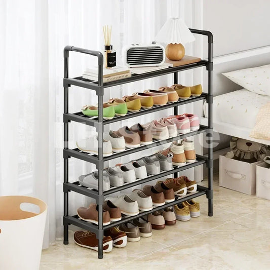 Étagère chaussures en métal à 8 niveaux -