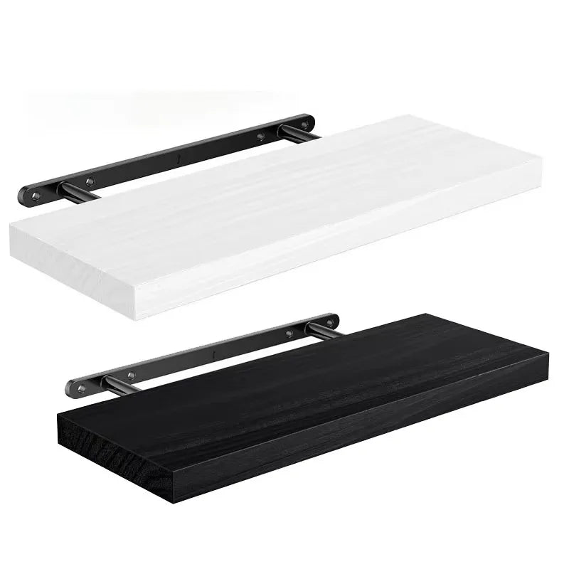 étagère murale noir rectangle -