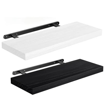 étagère murale noir rectangle -