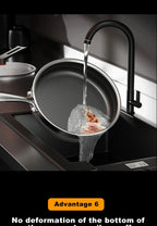 Poêle inox antiadhésif haut de gamme -