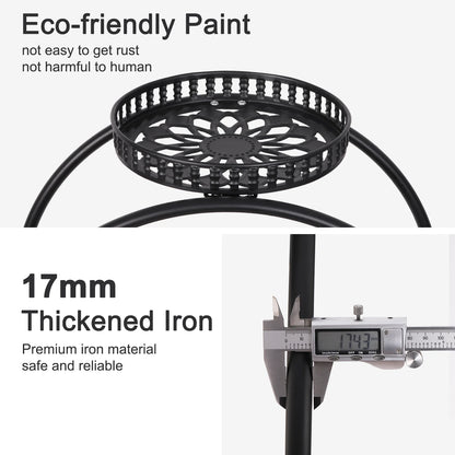 Étagère plante roulette ronde de petite taille -