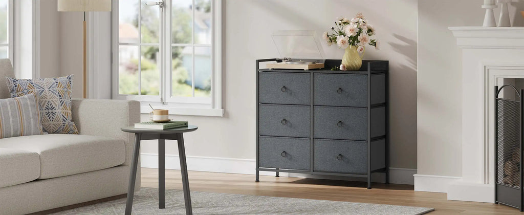 Meuble de rangement 6 tiroirs moderne -