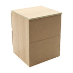 Table de chevet basse en bois moderne de grande qualité -