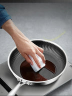 Poêle inox wok magnifique -