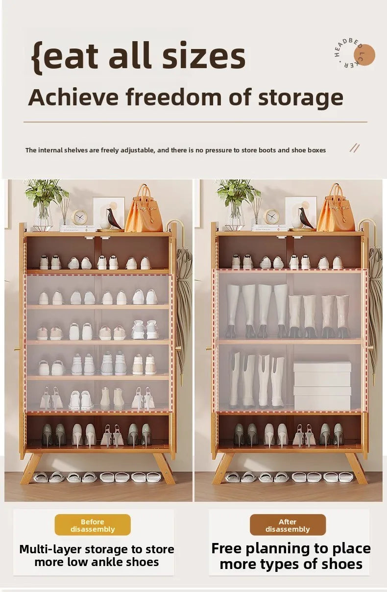 Meuble à chaussure a ouvertures originaux -