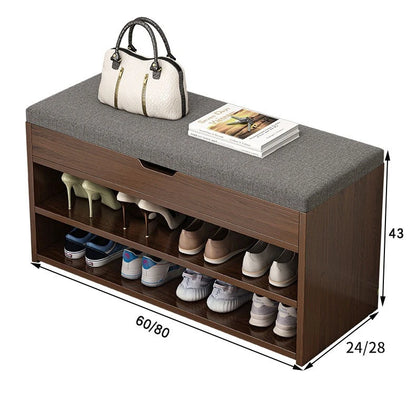 Meuble à chaussure banc avec possibilité de s'assoir -