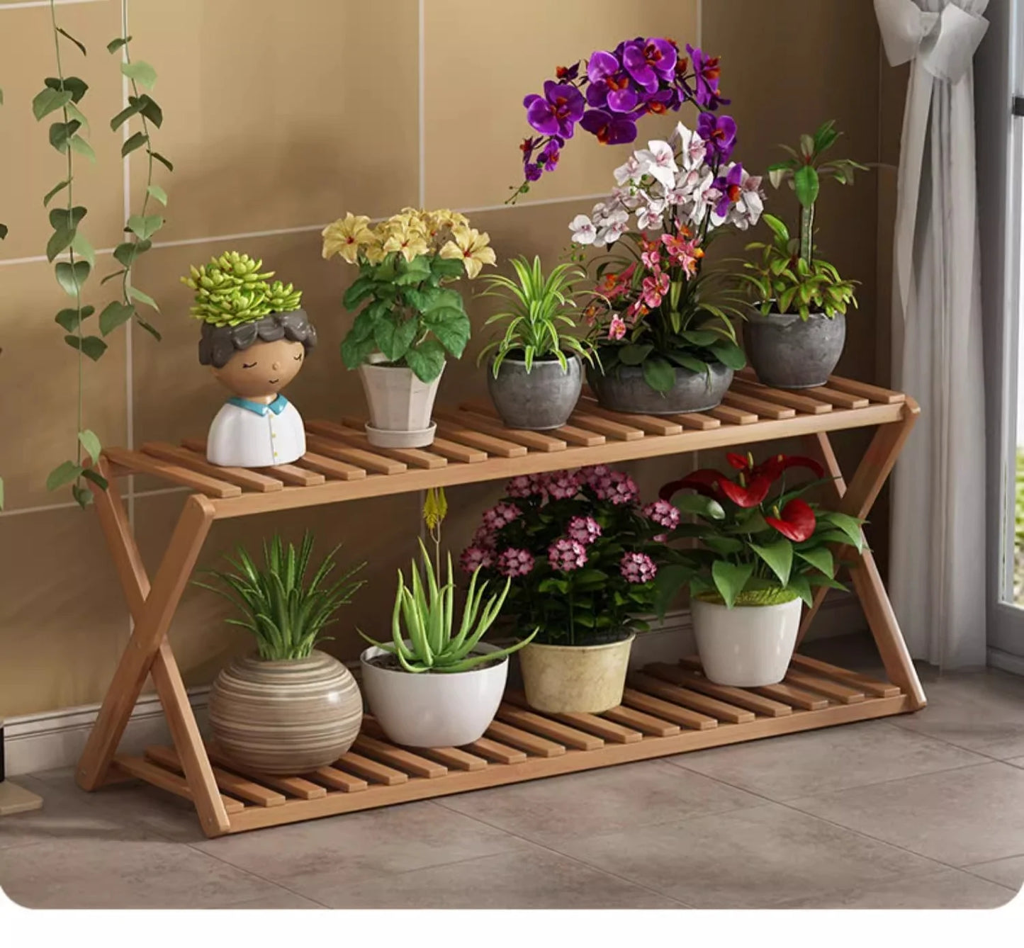 Étagère plante balcon moderne -