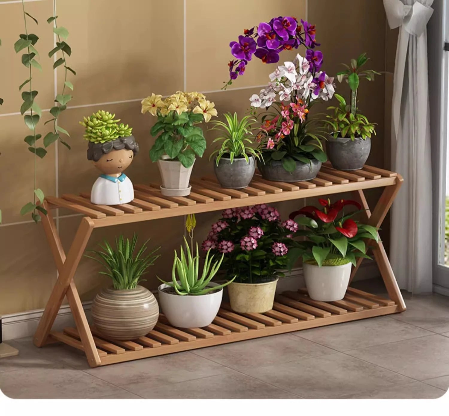 Étagère plante balcon moderne -